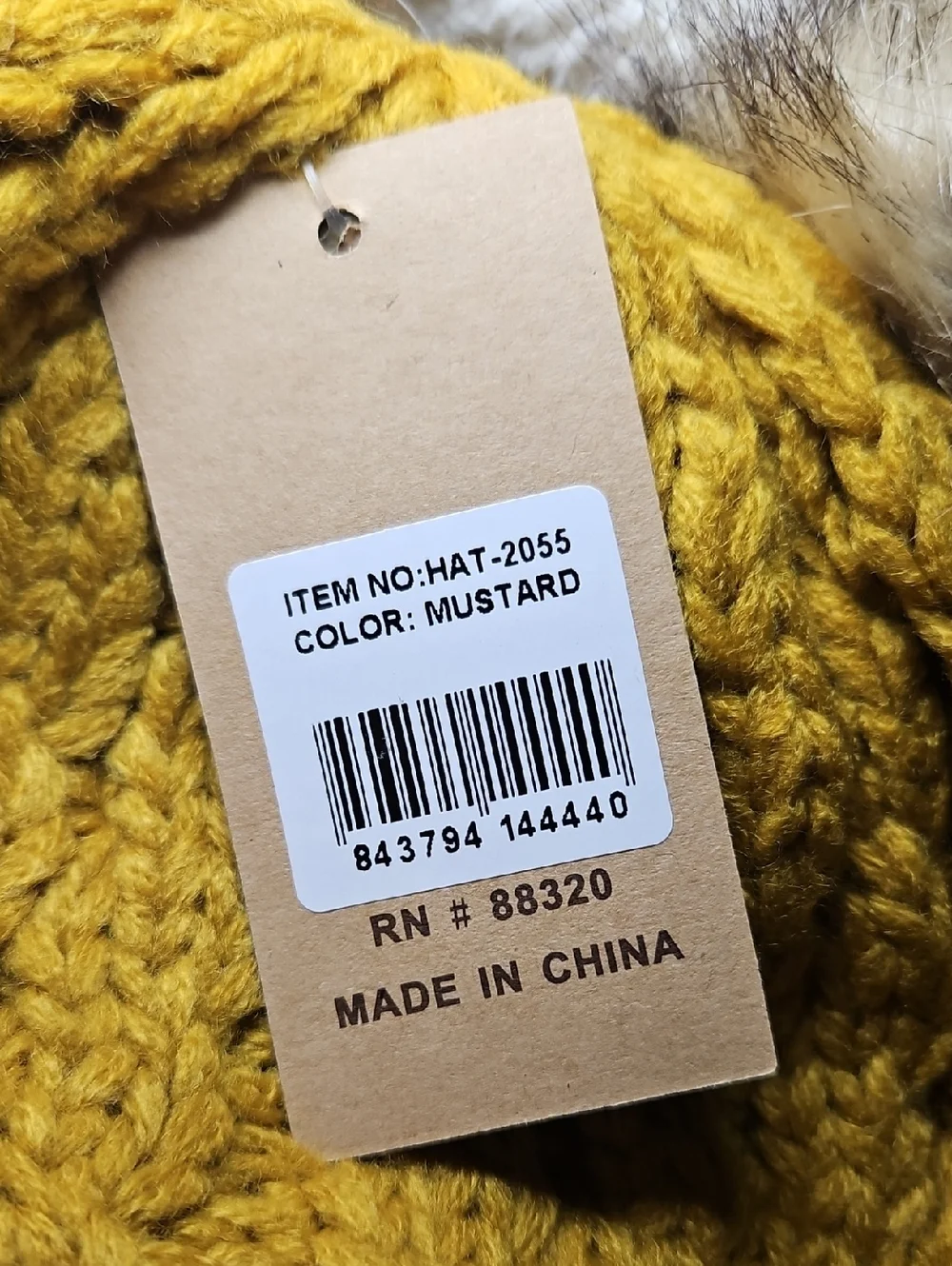 C.C Beanie Kids Toddler Youth Double Pompom Knit Hat New Mustard Yellow